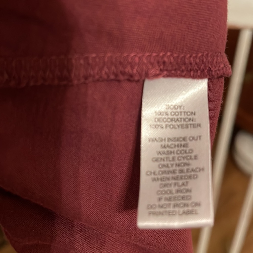 Loft Sleeveless Top large Petite Wine - Picture 6 of 6